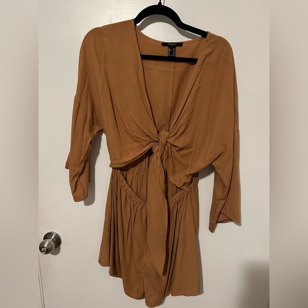 Forever 21 Camel Dress